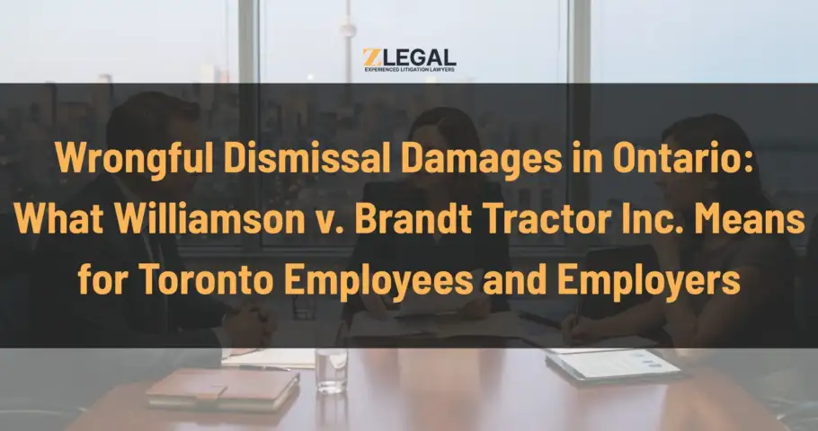Wrongful Dismissal Damages in Ontario
