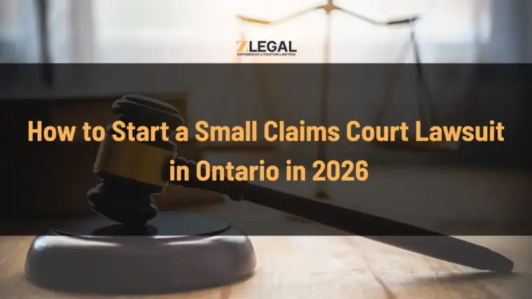 How to Start a Small Claims Court Lawsuit in Ontario in 2026