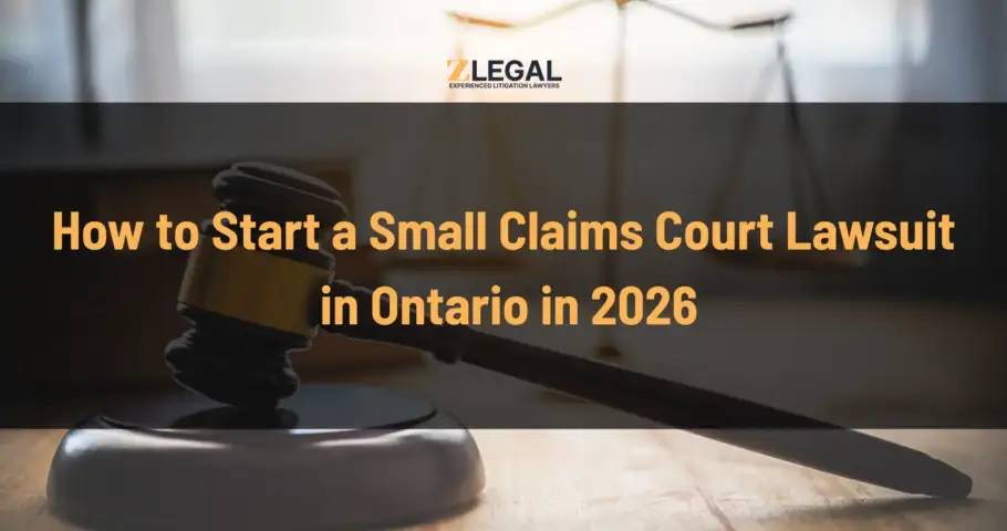 How to Start a Small Claims Court Lawsuit in Ontario in 2026