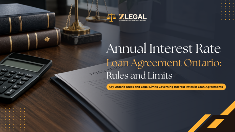 Annual Interest Rate Loan Agreement Ontario Rules and Limits Banner