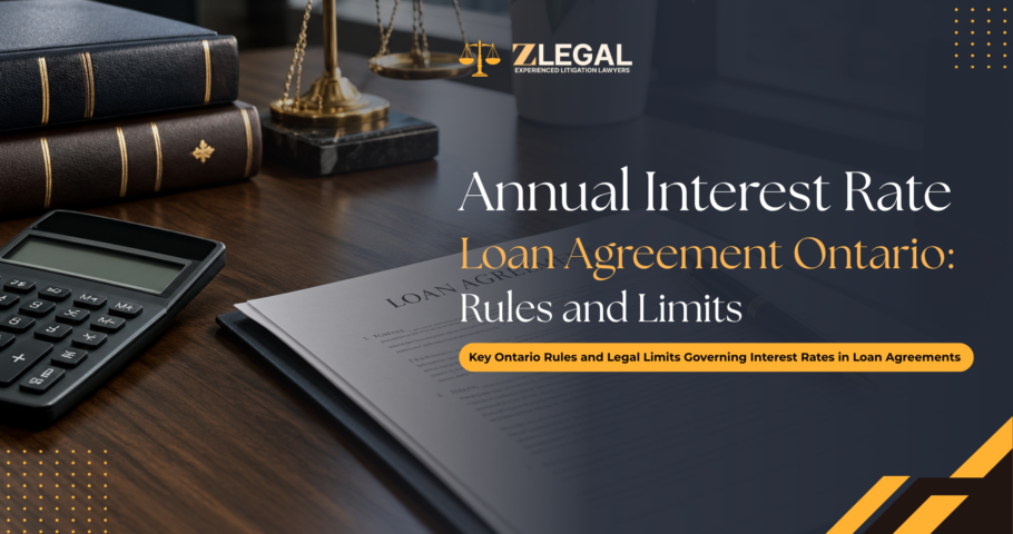 Annual Interest Rate Loan Agreement Ontario Rules and Limits Banner