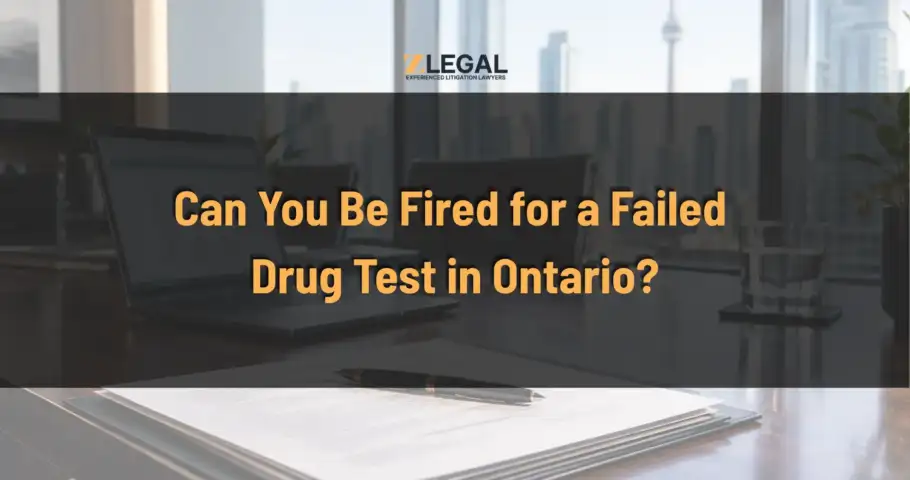 Can You Be Fired for a Failed Drug Test in Ontario Banner