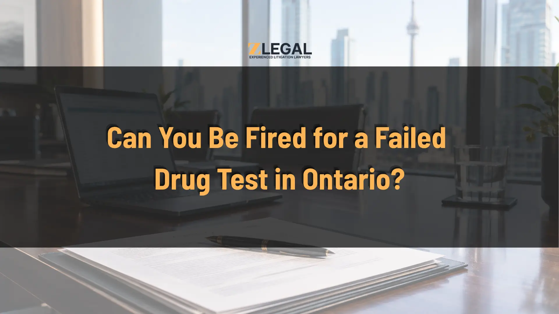 Can You Be Fired for a Failed Drug Test in Ontario Banner