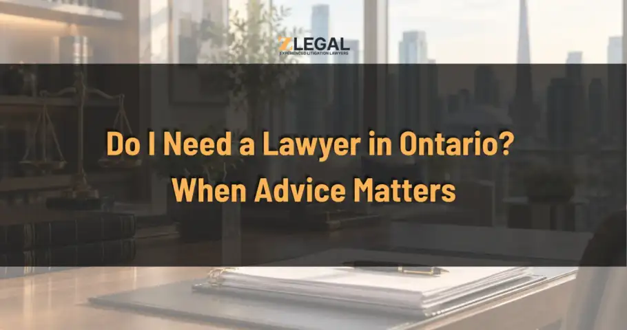 Do I Need a Lawyer in Ontario When Advice Matters Banner