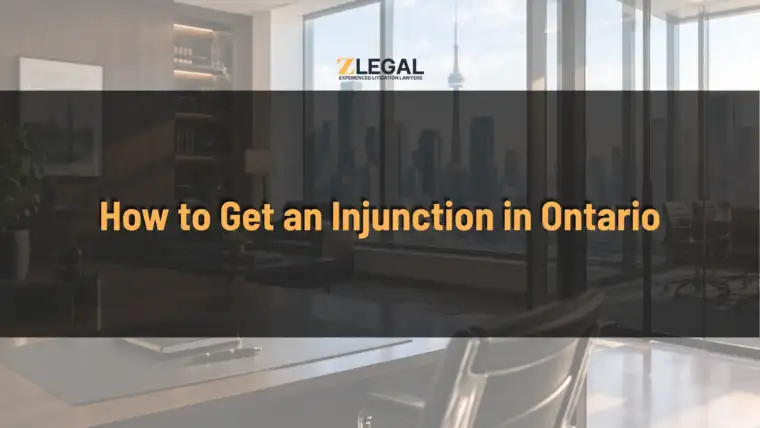 How to Get an Injunction in Ontario Banner