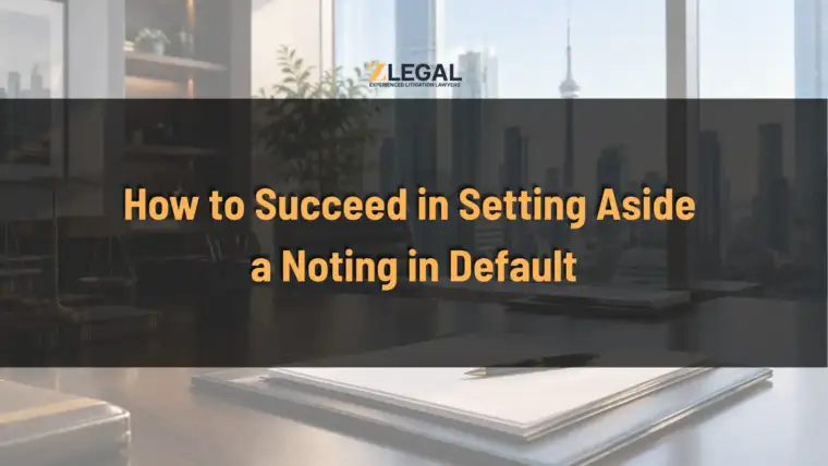 How to Succeed in Setting Aside a Noting in Default Banner