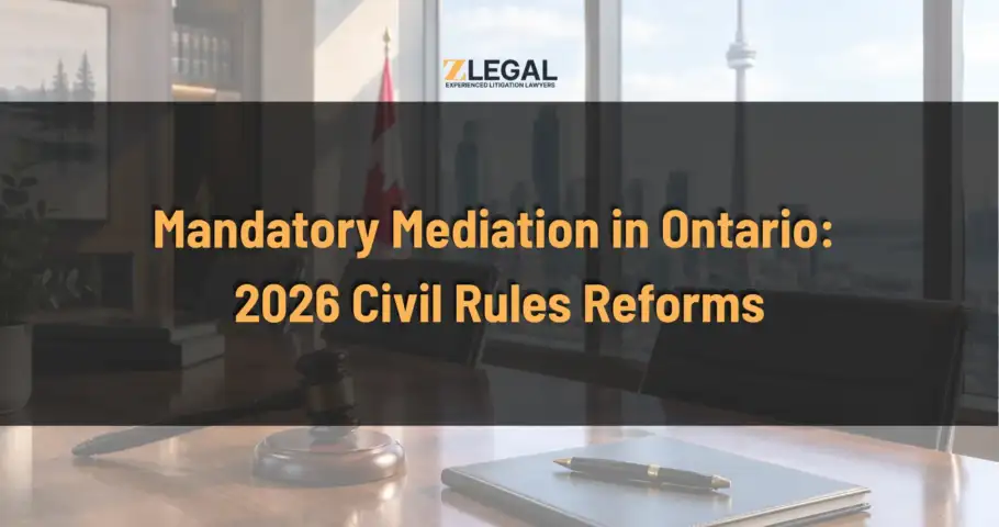 Mandatory Mediation in Ontario: 2026 Civil Rules Reforms banner