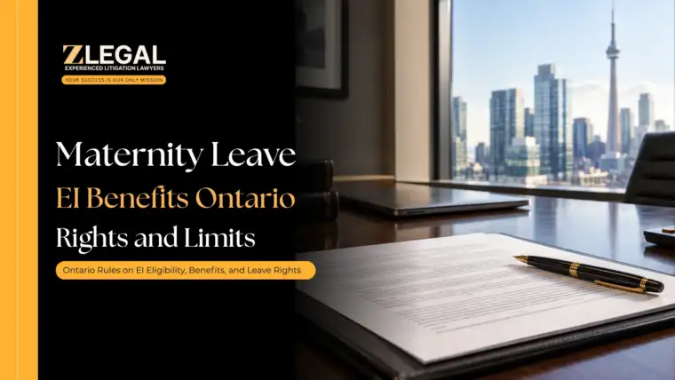 Maternity Leave EI Benefits Ontario Rights and Limits Banner