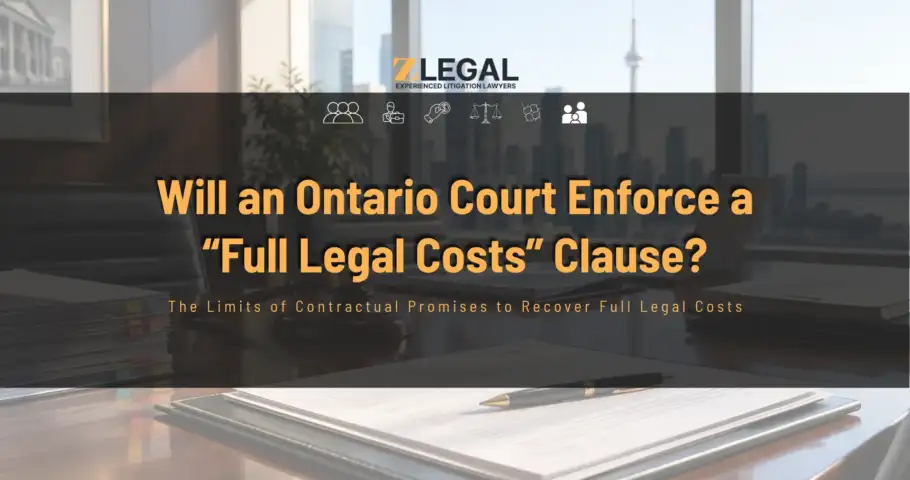 Will an Ontario Court Enforce a “Full Legal Costs” Clause banner