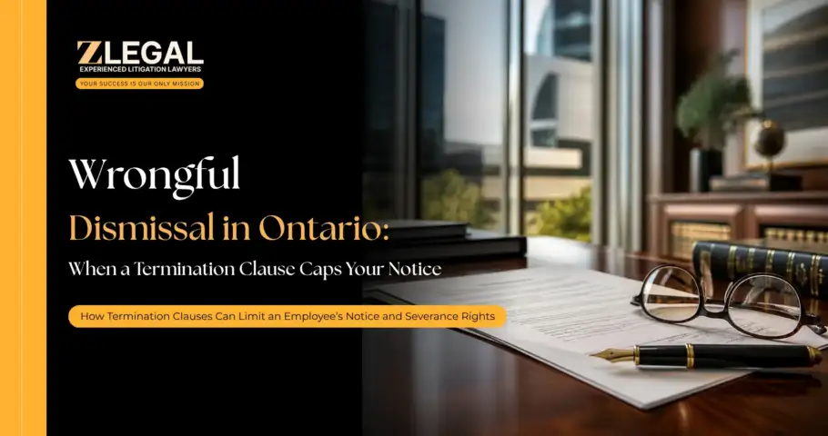 Wrongful Dismissal in Ontario When a Termination Clause Caps Your Notice Banner