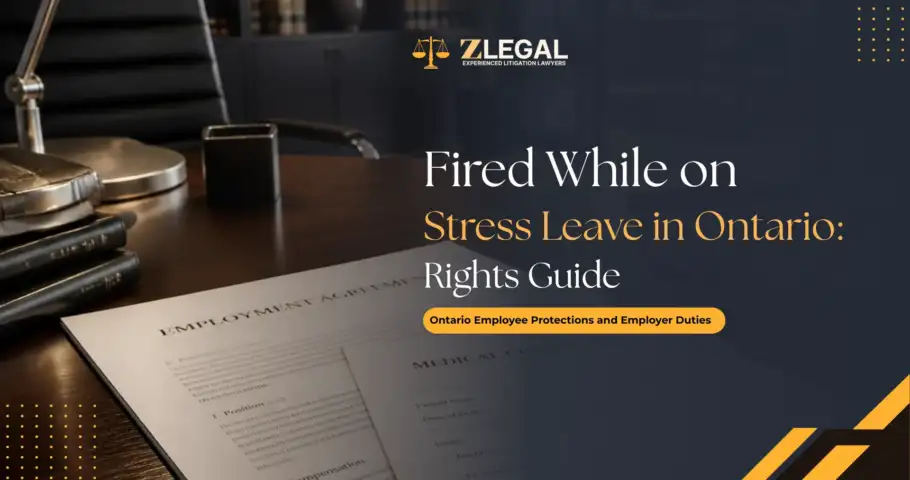 Fired While on Stress Leave in Ontario Rights Guide banner