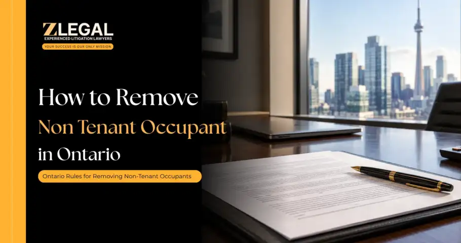 How to Remove Non Tenant Occupant Ontario Banner