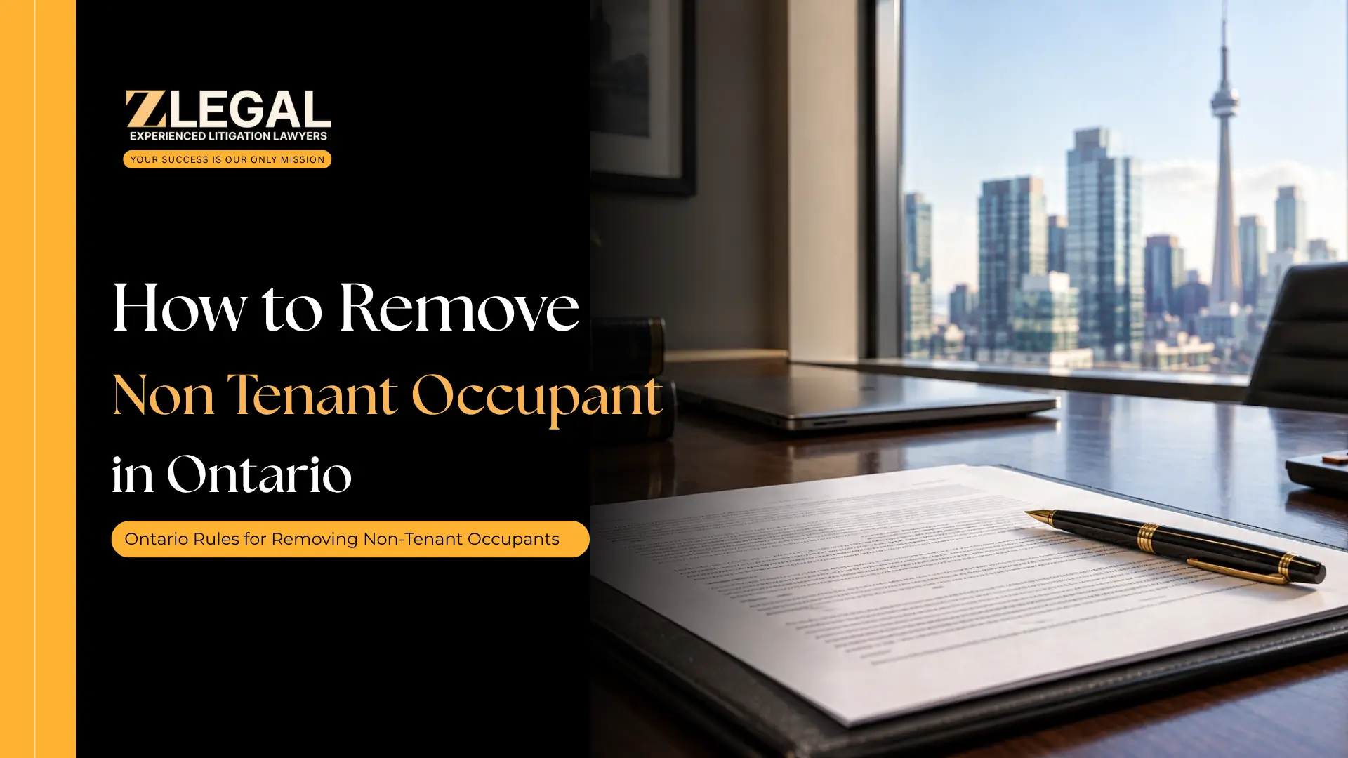 How to Remove Non Tenant Occupant Ontario Banner
