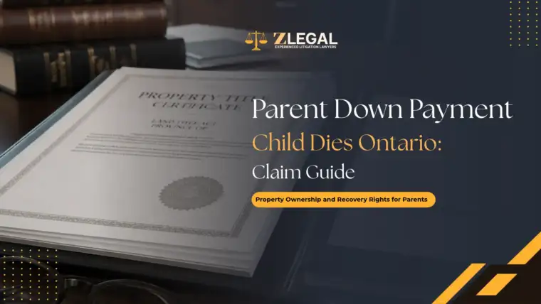 Parent Down Payment Child Dies Ontario_ Claim Guide Banner